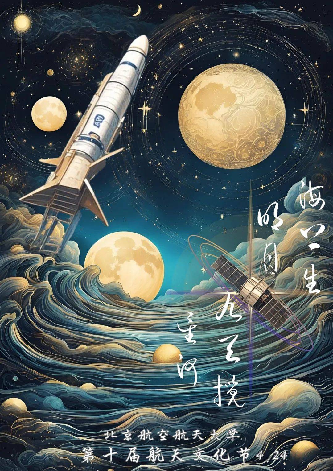 北航第十届航天文化节丨由你投票决定,最佳海报特色文创!
