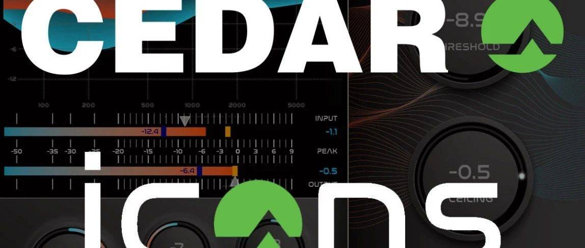 CEDAR Audio 推出 ICONS – 新的现场、广播和后期制作插件_处理_icons_技术
