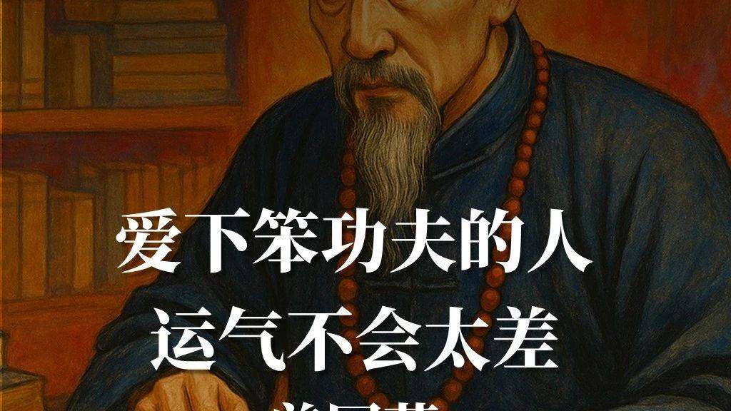 曾国藩：爱下笨功夫的人，运气不会太差