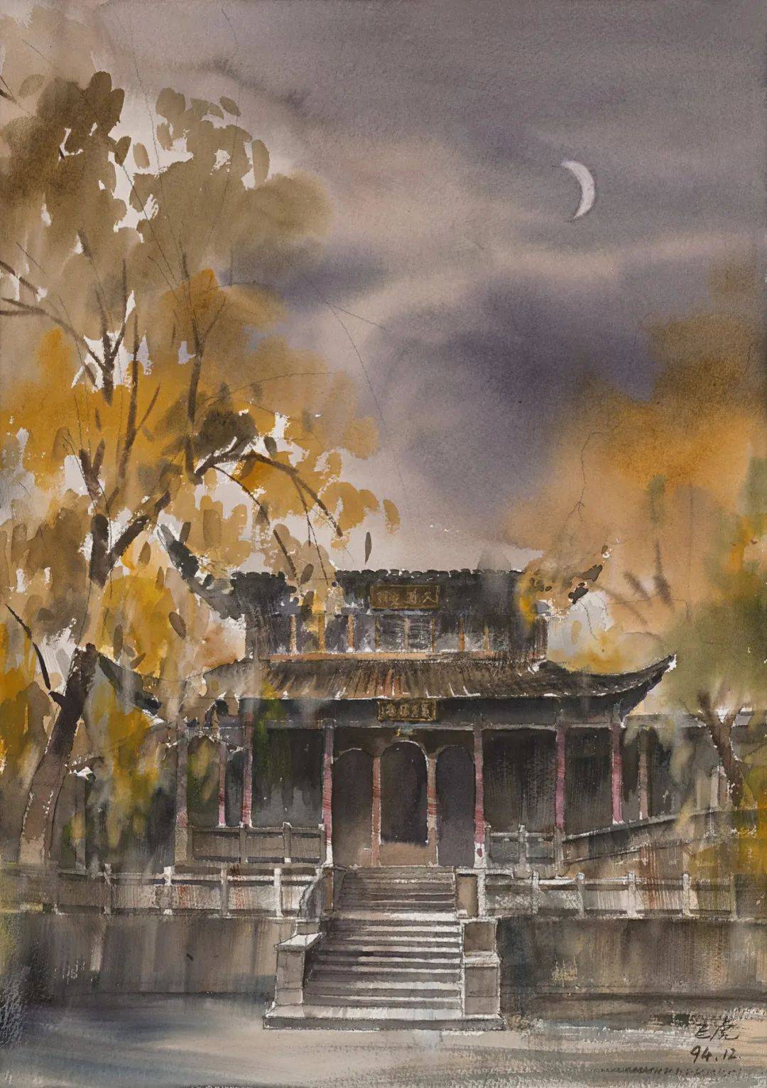 陈飞虎水彩作品赏析