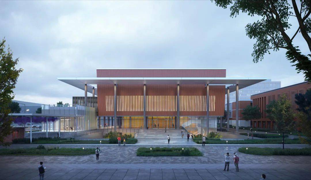 千人报告厅,是通州基地中的地标性建筑,是学术泰斗,行业先锋,全球友