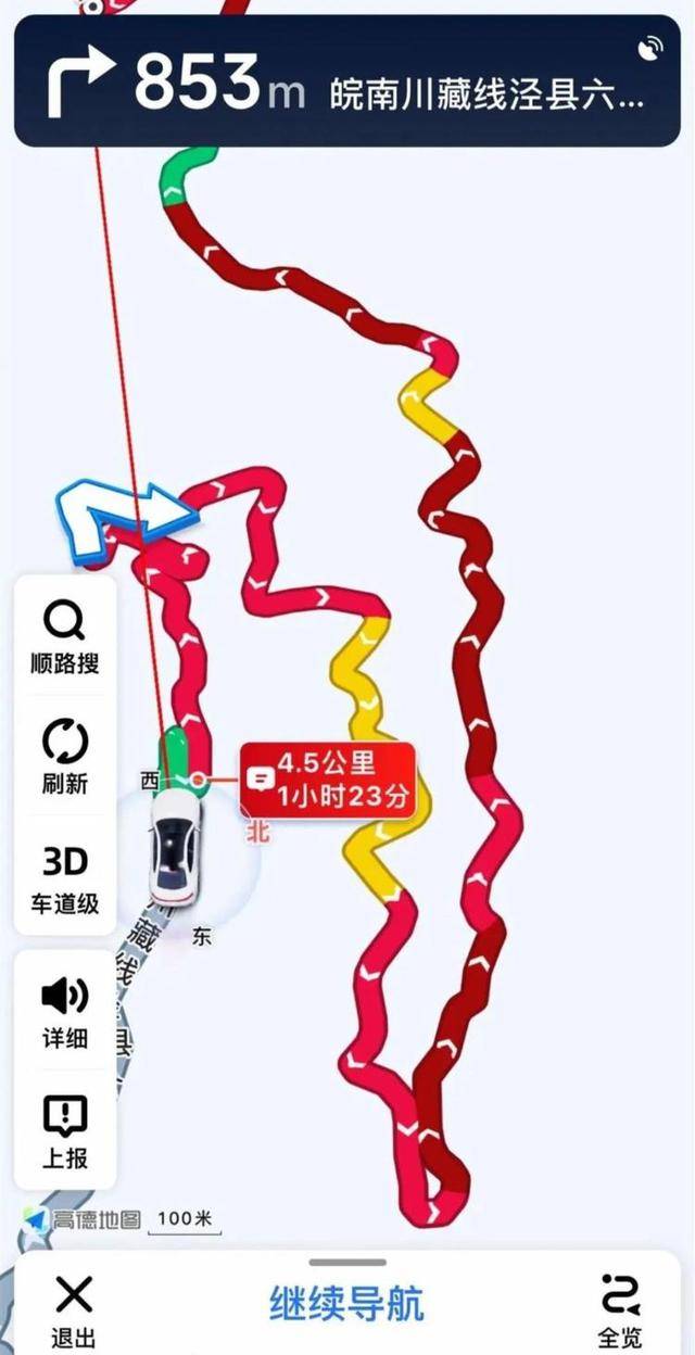 9米长林肯车开进“皖南川藏线”致拥堵数小时，车主回应称将配合调查