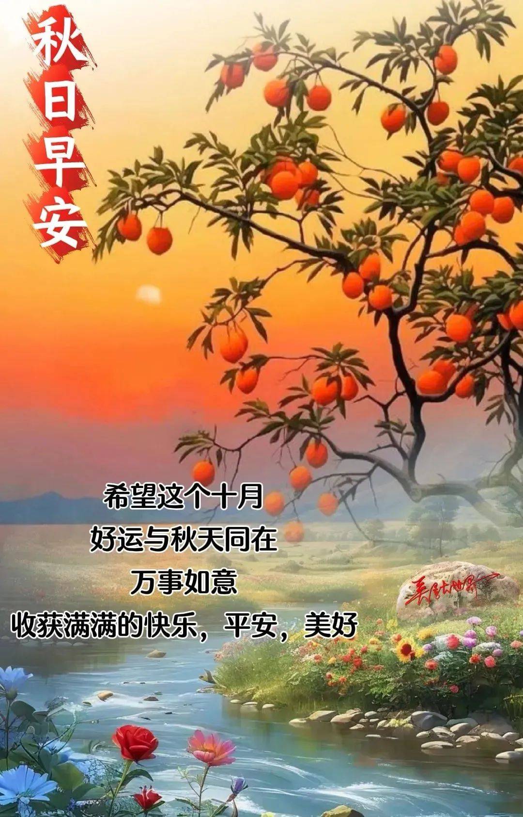 精选唯美早安祝福图片问候语,愿你一生幸福!