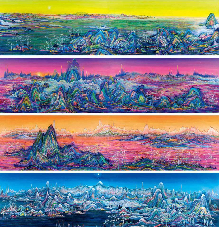 相馬千里画　美人画　保存箱　MA801 拍出3680万元的《千里江山图》，是又一场跨越千年的艺术对话_搜狐网