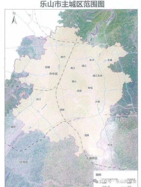 最新发布！乐山主城区范围界定“出炉”这些地方被纳入→