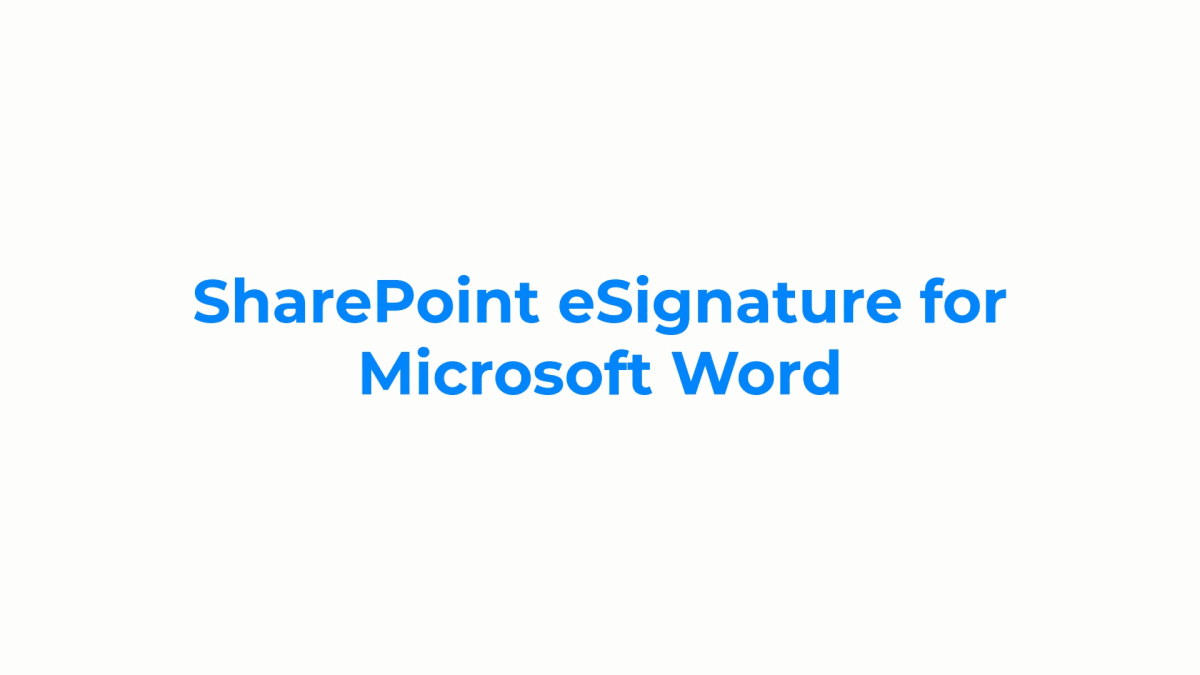 微软宣布将 SharePoint 原生电子签名服务集成至 Word