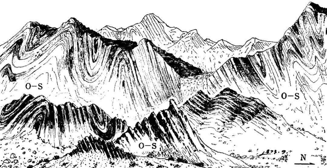 40年前地质人这样画地质构造素描