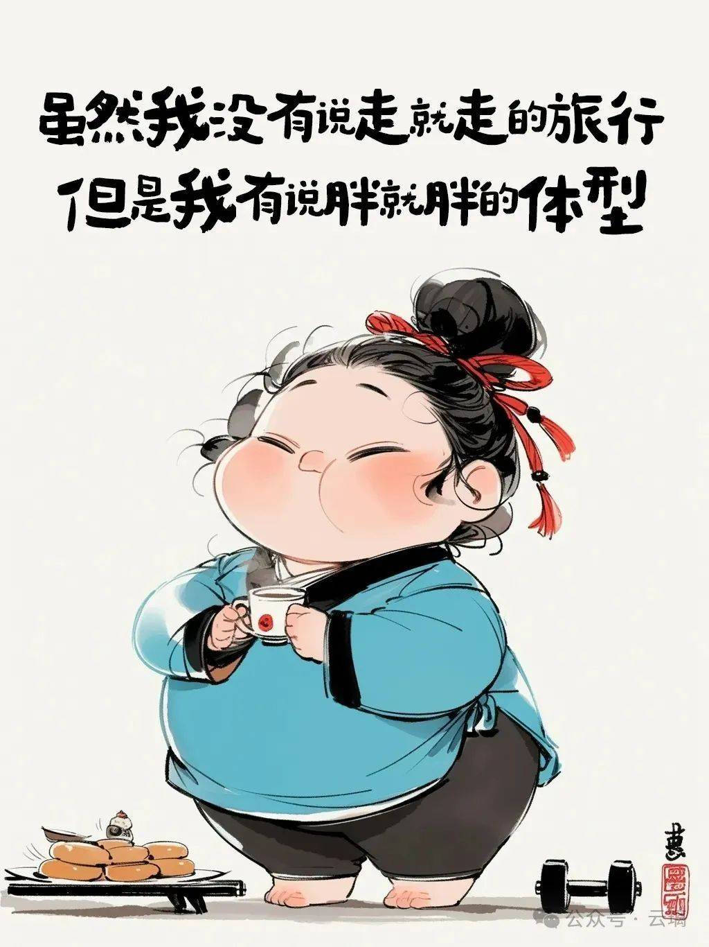 "我长胖了,幽默一点怎么说"