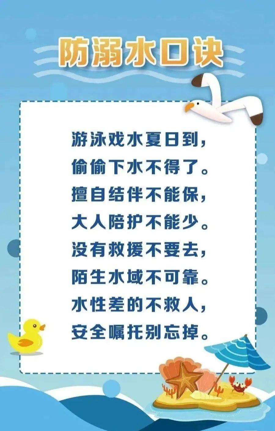 05 中小学生防溺水口诀drowning prevention04 预防溺水家长"四知"