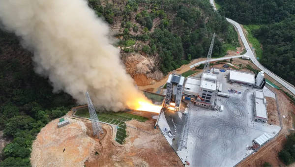 力箭二号一级动力系统试车取得圆满成功，已进入首飞冲刺阶段