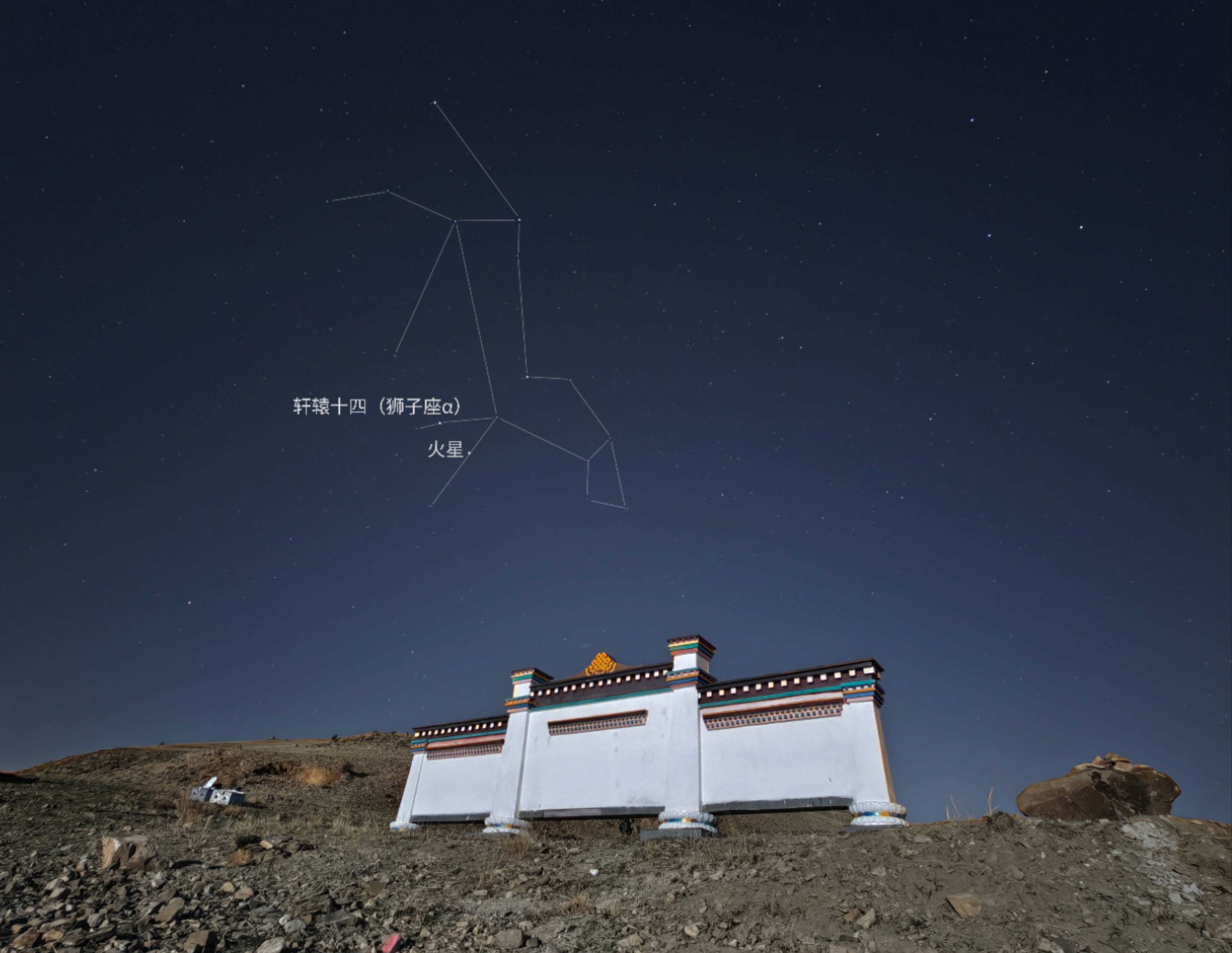 16日至18日火星与轩辕十四“不期而遇”