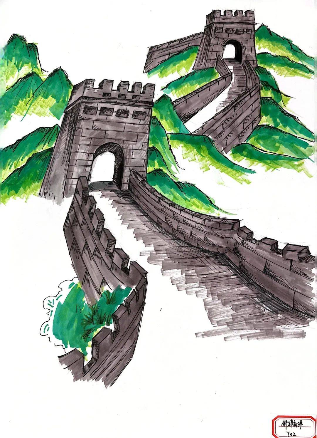 "丹青筑迹·匠心速写"现场绘画比赛:以笔为媒,绘