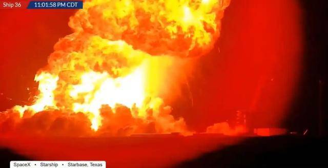 “星舰”S36测试突发爆炸，巨型火球腾空，火星计划再添变数！