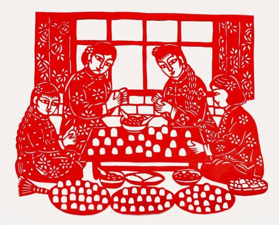 非遗剪纸下的东北生活百态,民俗风情