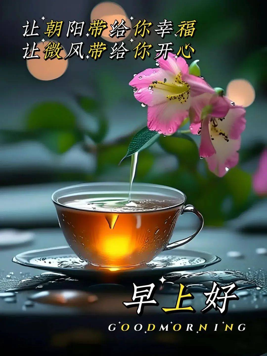 16张今天最新早上好表情精选图片,温馨清晨问候祝福语图片精选