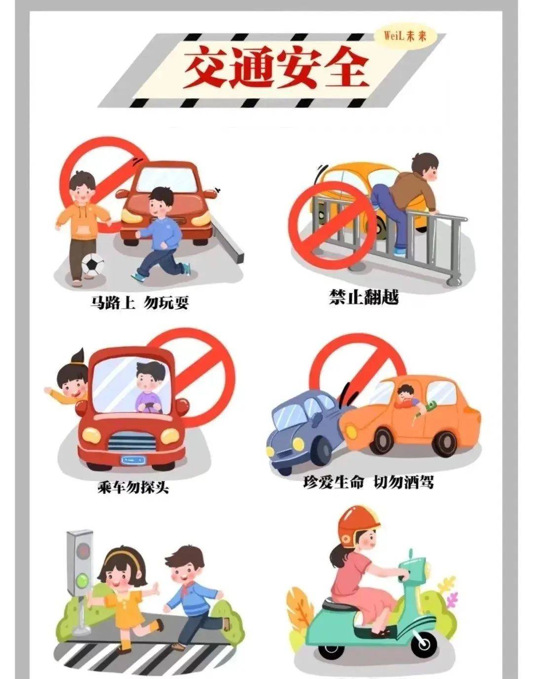小学生安全教育知识（交通）(小学生安全教育知识内容100条)