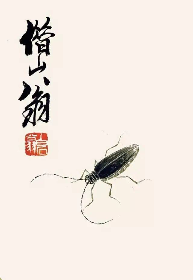 齐白石草虫国画欣赏
