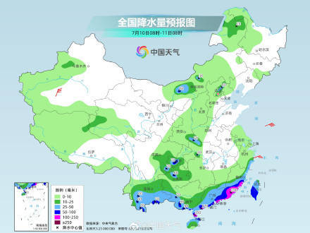 “丹娜丝”继续洒水 江南南部、华南等地需防次生灾害