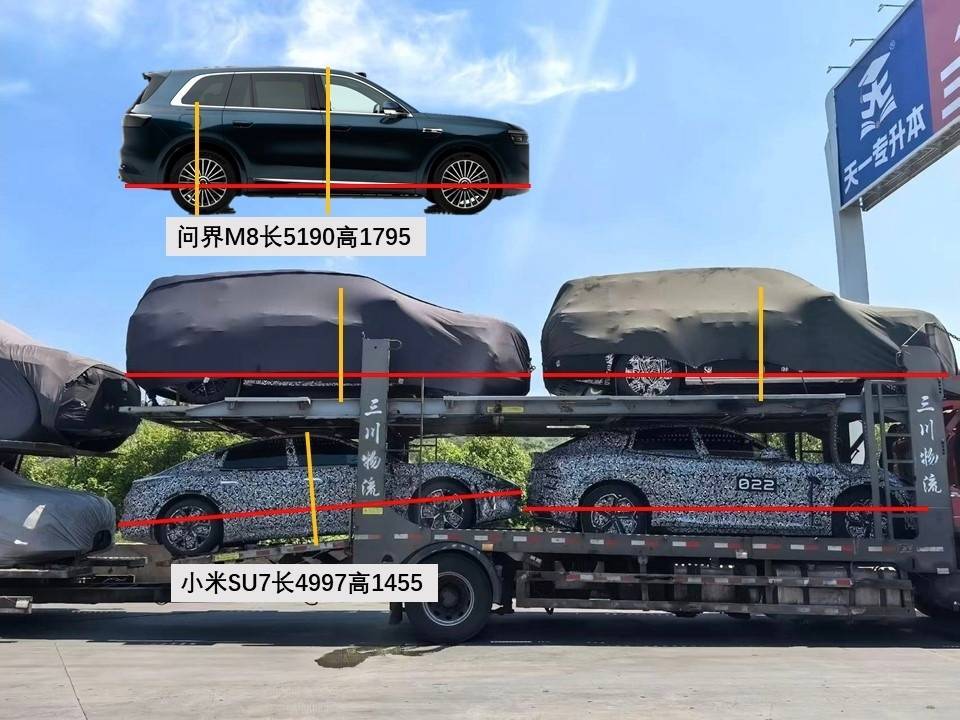 小米增程SUV“昆仑”谍照来袭，疑似第四款车型同框亮相
