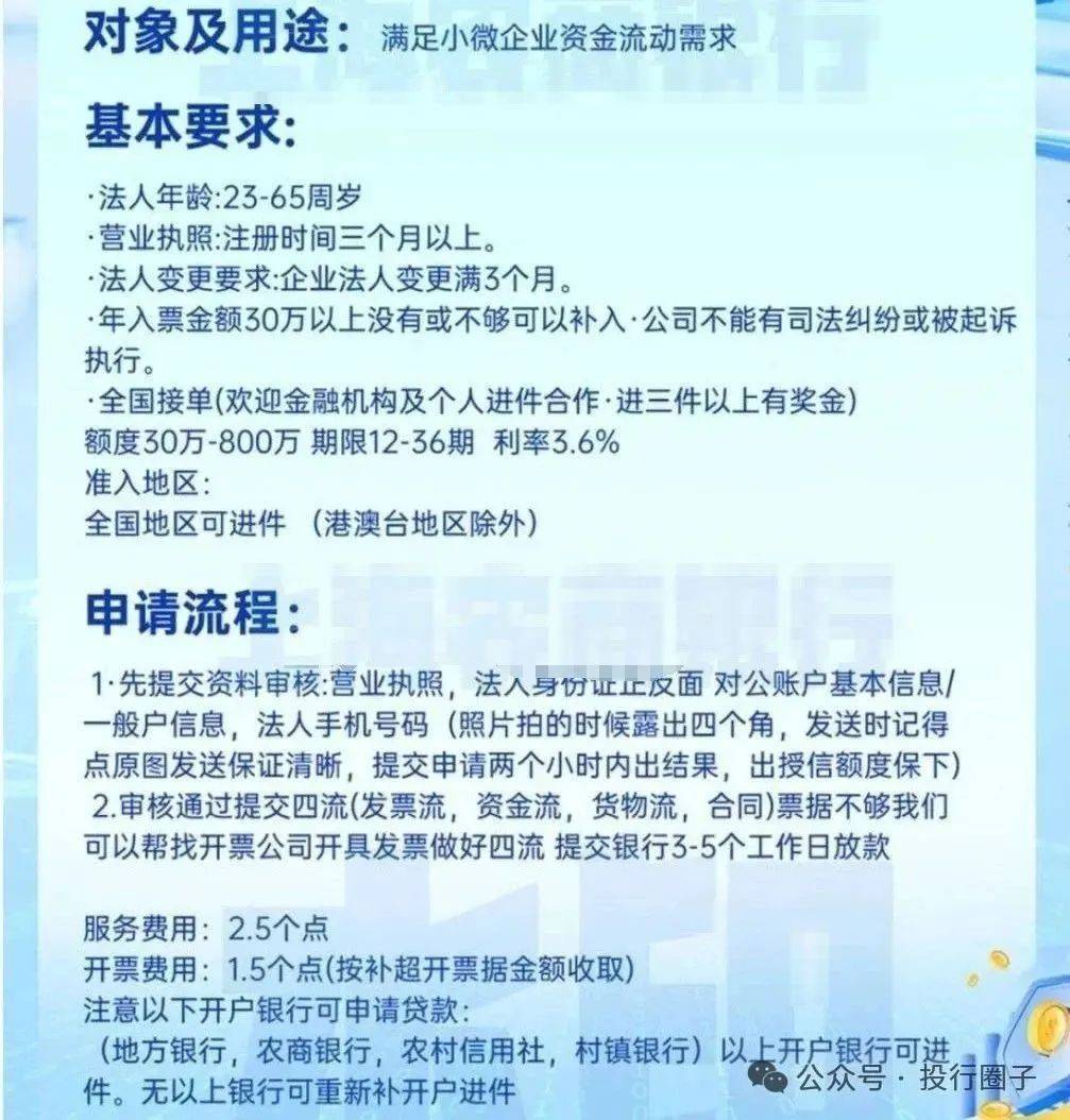 求宽松，审核通过包下款，不下赔付 3w，诚邀合作渠道对接，中茶水丰厚。声明：以上内容为资讯风险和友情