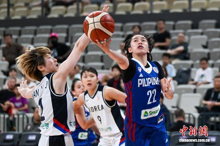 2025女篮亚洲杯：韩国队大胜菲律宾队，强势晋级四强