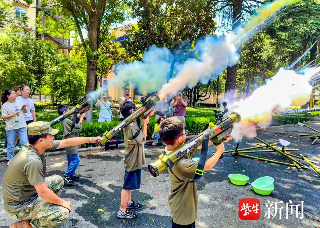 扬州江都暑期国防教育铸造少年“钢铁脊梁”