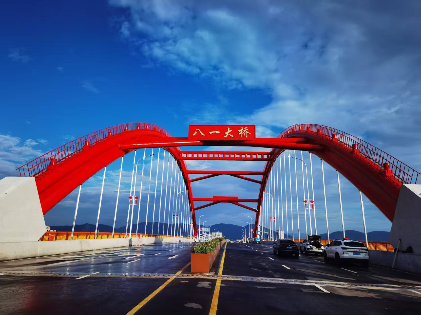 湖北阳新八一大桥建成通车