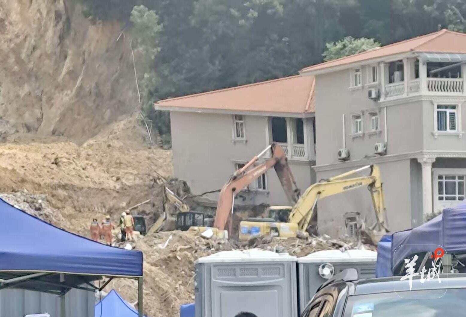 广州白云山体滑坡找到第13名被困人员，1人仍失联