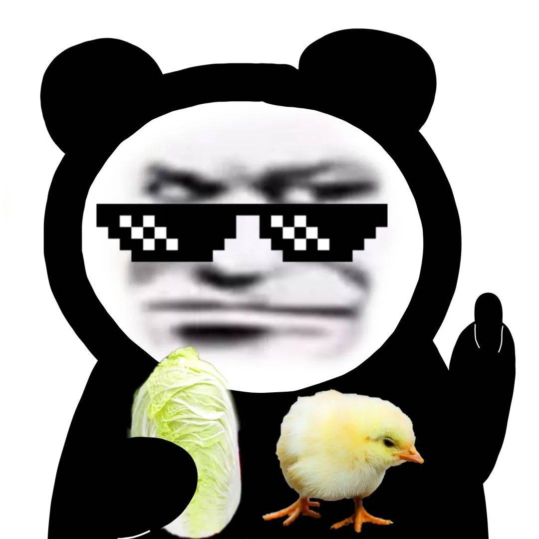 宝藏熊猫头表情包