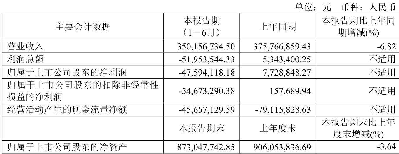 震有科技：2025年上半年实现营业总收入3.5亿元