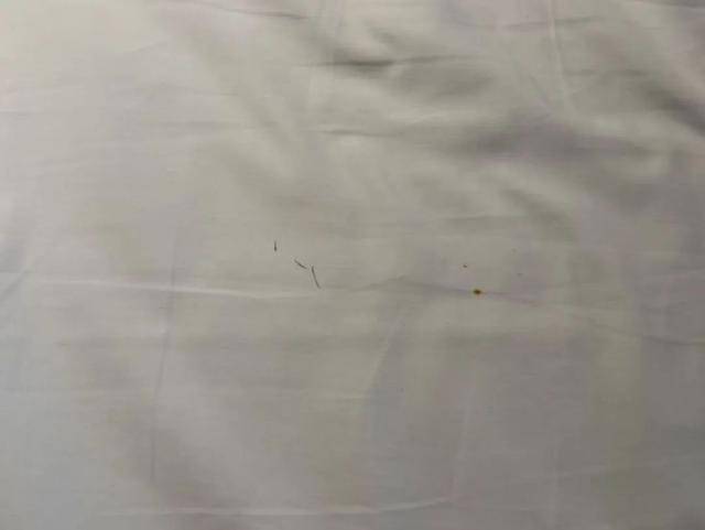 男子入住37℃公寓酒店后发现床单有血迹锈迹，要求退一赔三，酒店：血迹是新的，可退一半房费