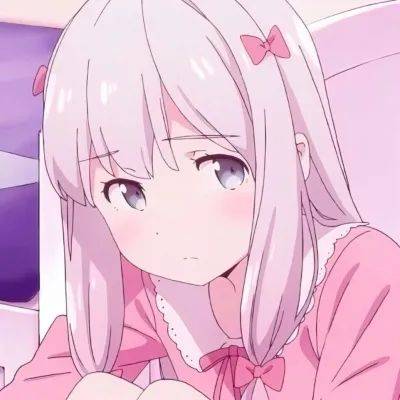 卡哇伊萌萌粉色系二次元动漫女生头像 少女心萌动的卡通女头