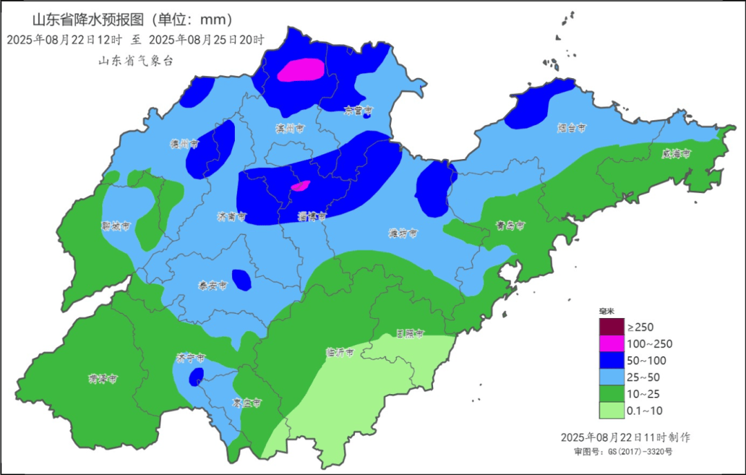 最新预报，山东11地有强降雨！青岛中雨局部大雨或暴雨，降雨时段公布→