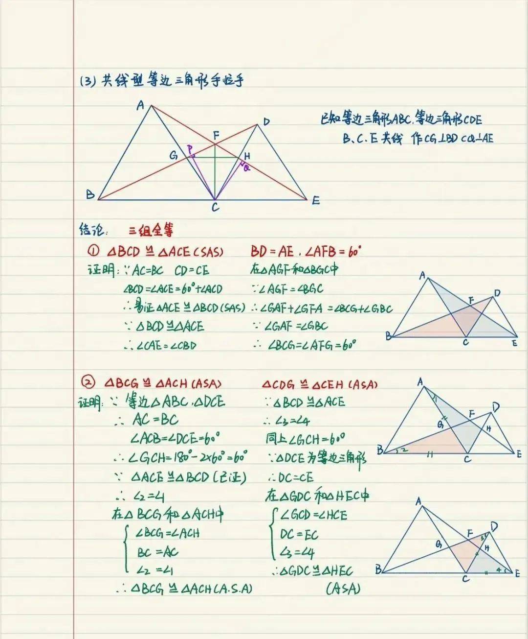初中数学几何辅助线!7-9年级常考,汇总的简单介绍 初中数学几何辅助线!7-9年级常考,汇总的简单介绍