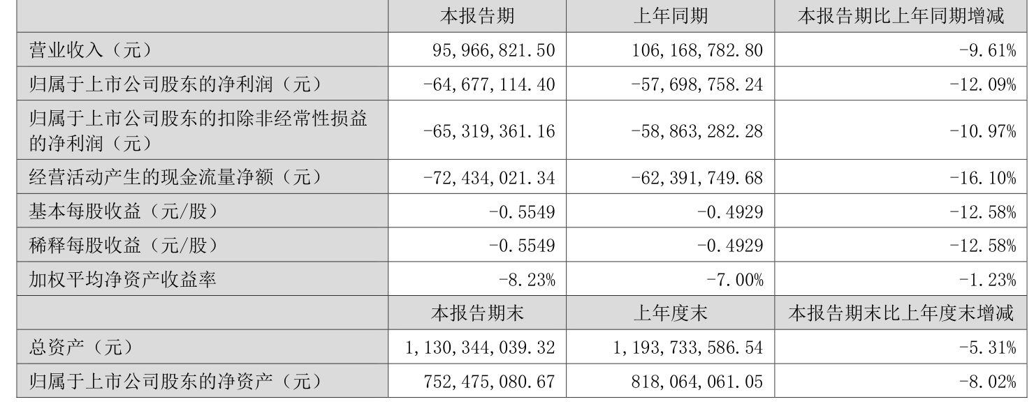 中科海讯：2025年上半年实现营业总收入9596.68万元