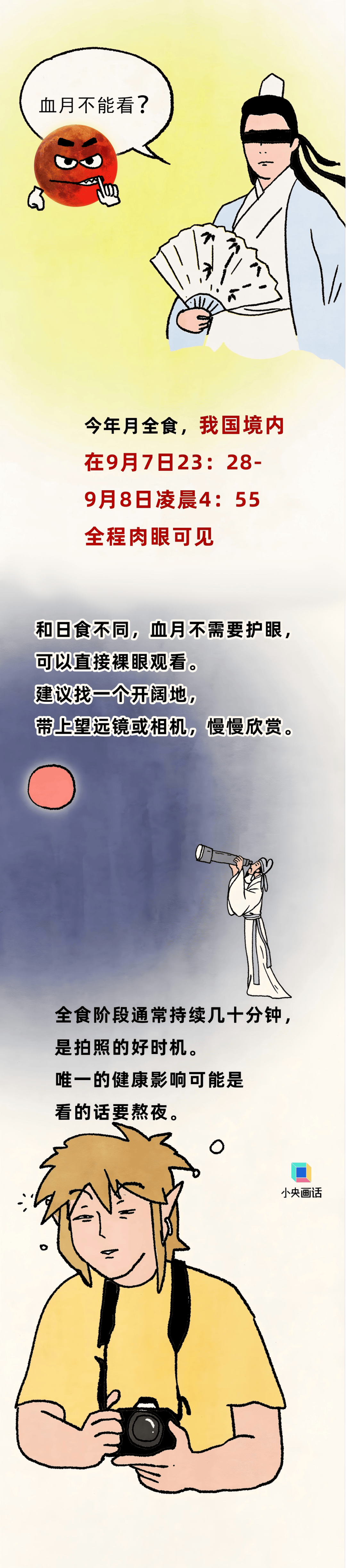 今晚“血月”现身！孕妇不能出门？它对人体有害吗？这份超全赏月指南请查收→