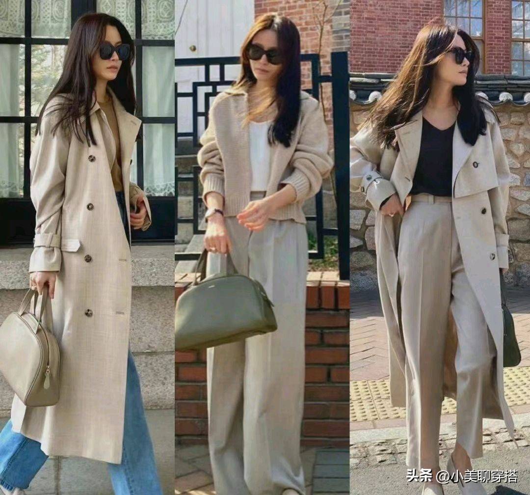 太喜欢韩裔博主的穿搭风格,简约高级,有一种漫不经心的时髦感