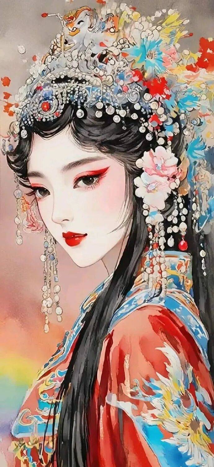 古风绘画:国粹京剧