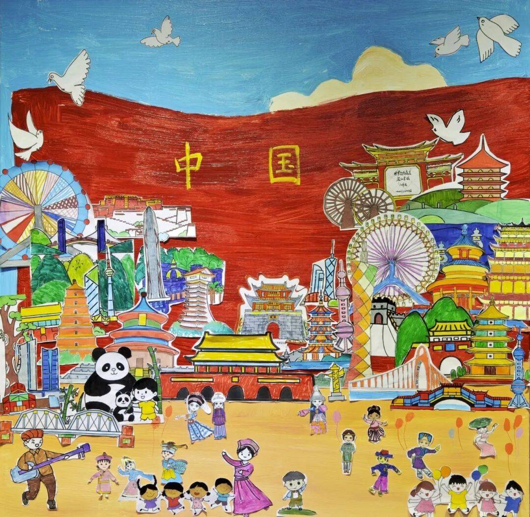 童心绘国防 艺彩庆华诞