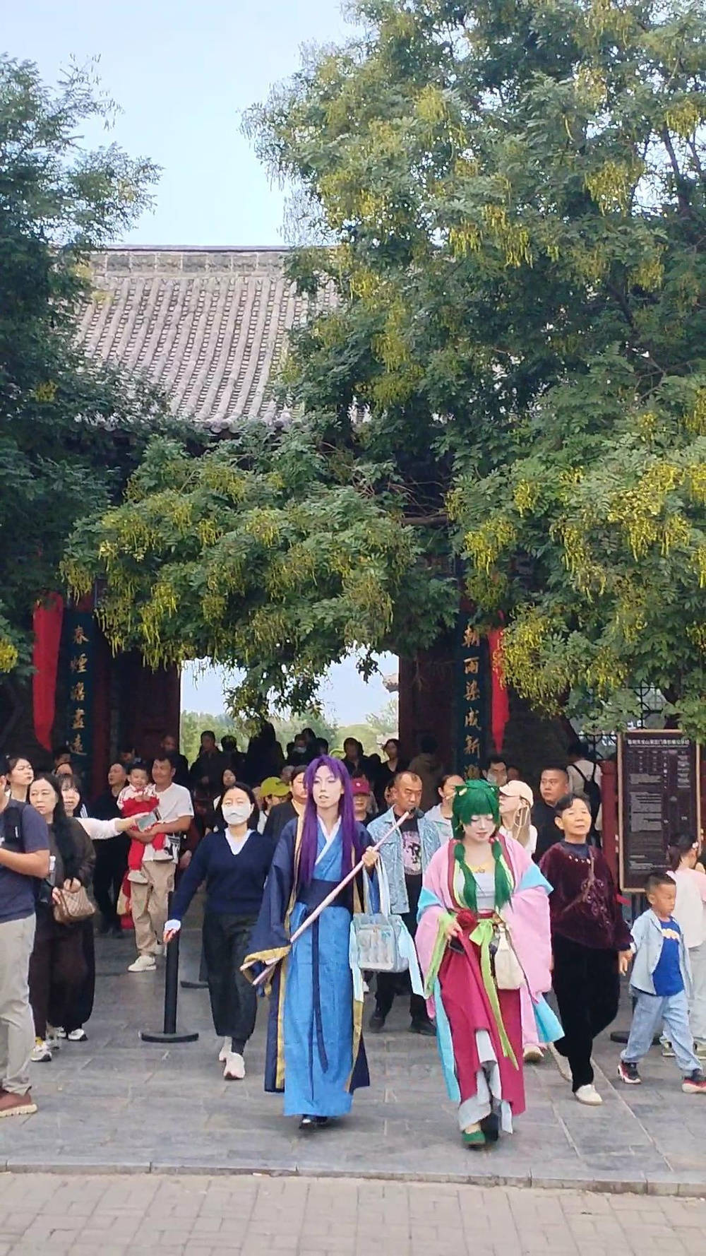 国庆假期第三天人山人海，山西晋祠博物馆首发“客满”预警