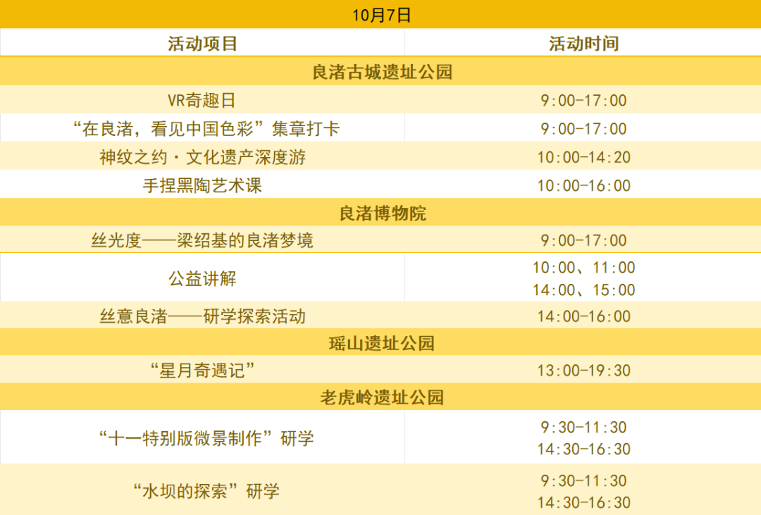 多彩“节日宴” | 良渚古城精彩文化活动进行中