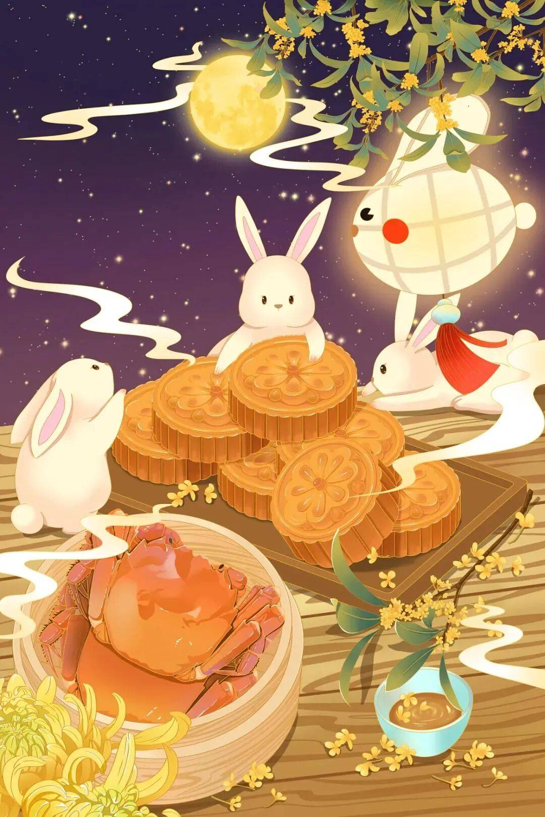 颇具浪漫色彩种种神话故事口耳相传玉兔捣药等嫦娥奔月,吴刚伐桂中秋
