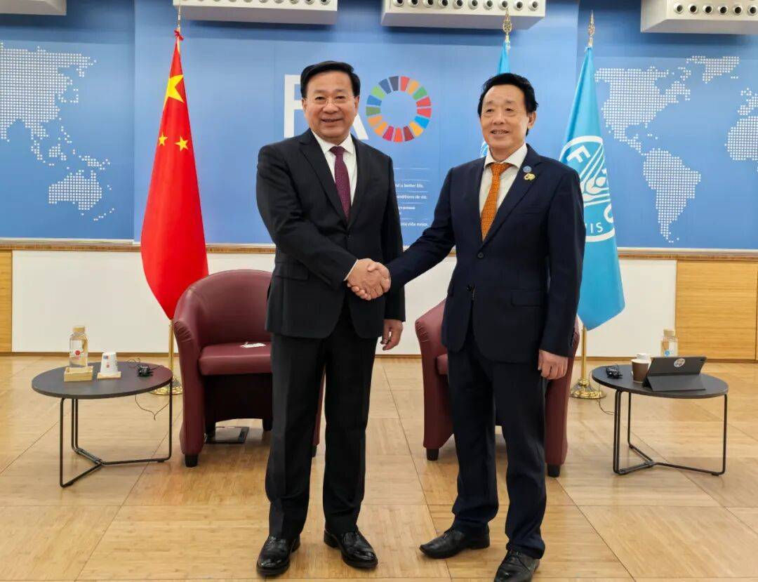 韩俊出席联合国粮农组织成立80周年活动