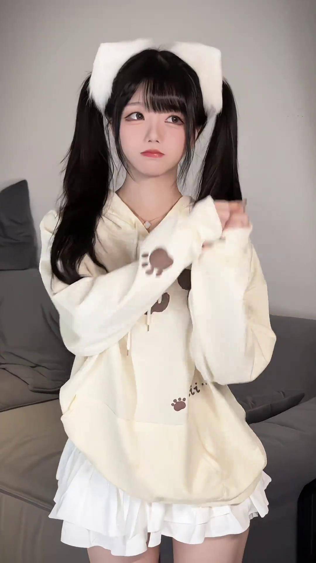 开始军事化减肥 今晚吃部队火锅叮崽摇 双马尾 甜妹