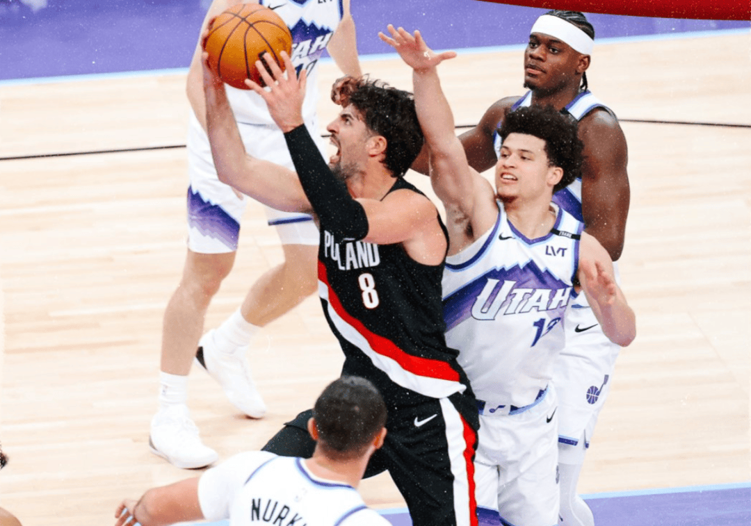 NBA｜开拓者136-134险胜爵士，杨瀚森2分，马尔卡宁32分5板，霍勒迪27分5板8助