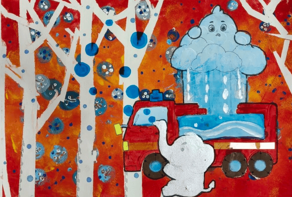 小小消防员"儿童消防绘画大赛获奖作品名单公布→