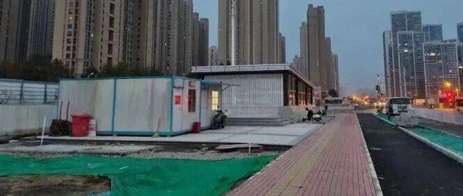 紧邻沌口,这座地铁站正收尾_施工_四新_汉阳