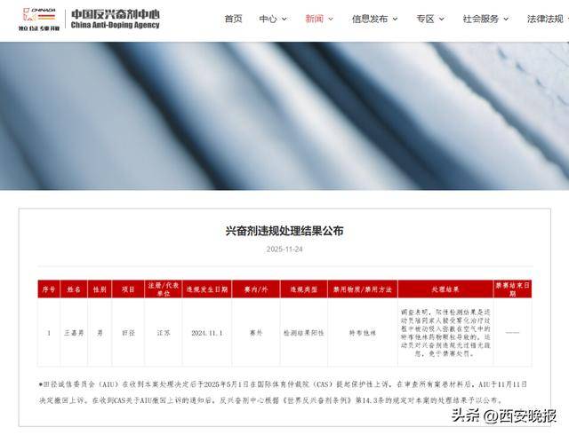 中国反兴奋剂中心:跳远世界冠军王嘉男免于禁赛处罚 中国反兴奋剂中心:跳远世界冠军王嘉男免于禁赛处罚