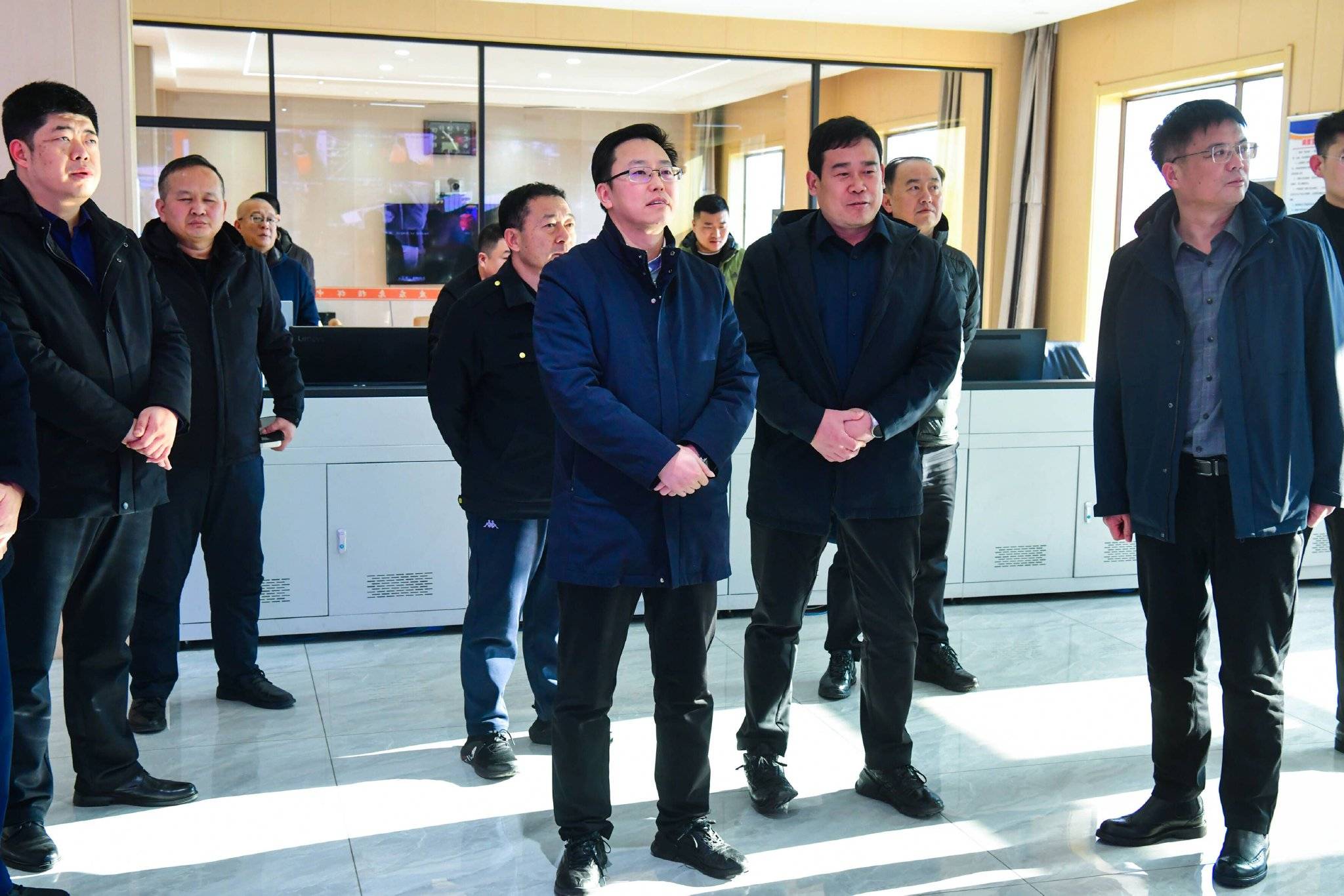 在怀仁市晋能控股集团挖金湾虎龙沟煤矿调研