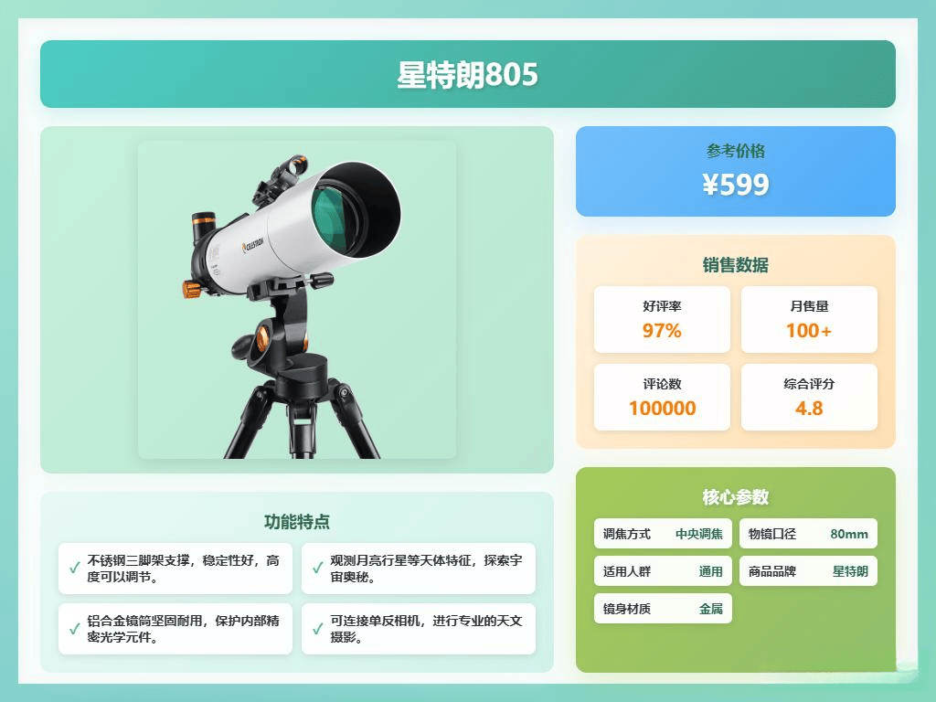 天文望远镜值得购买吗？推荐10款高性价比，好评如潮！_天体_星特朗_星镜